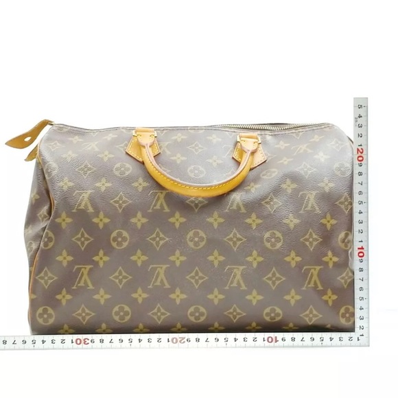 Authentic Louis Vuitton LV Hand Bag  Speedy 35 Browns Monogram 2603357 - Picture 11 of 16